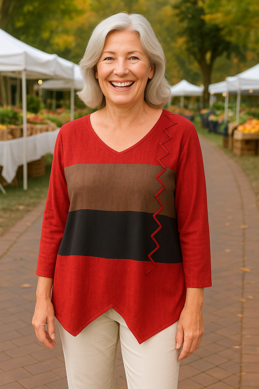 Elsa | Flattering Curved Blouse