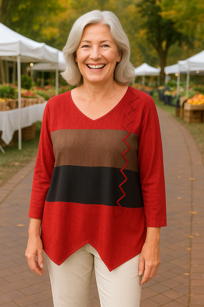 Elsa | Flattering Curved Blouse