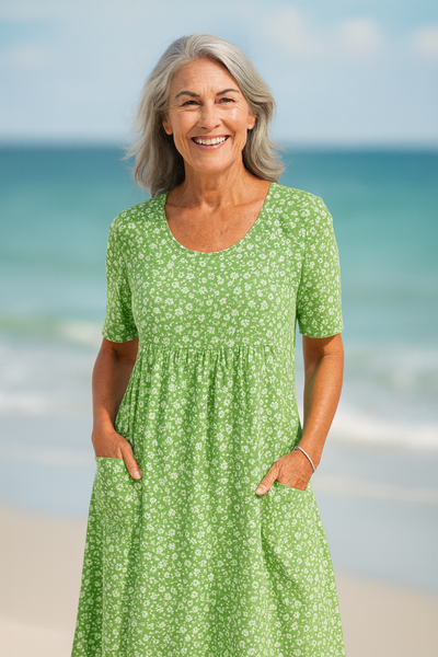 Bella | Chic Floral Midi Dress