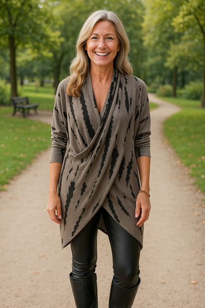 Zara | Tummy-Friendly Drape Dress