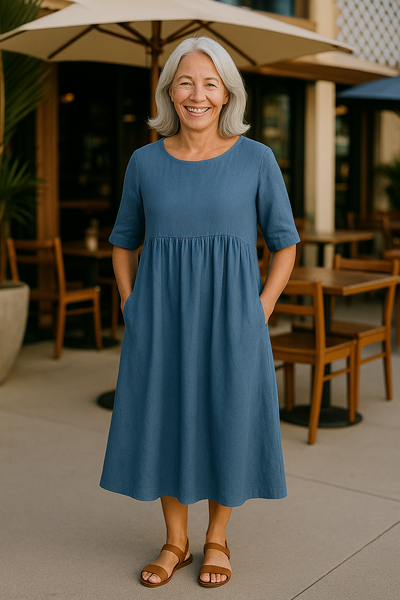 Mira | Chic Cotton Pocket Dress
