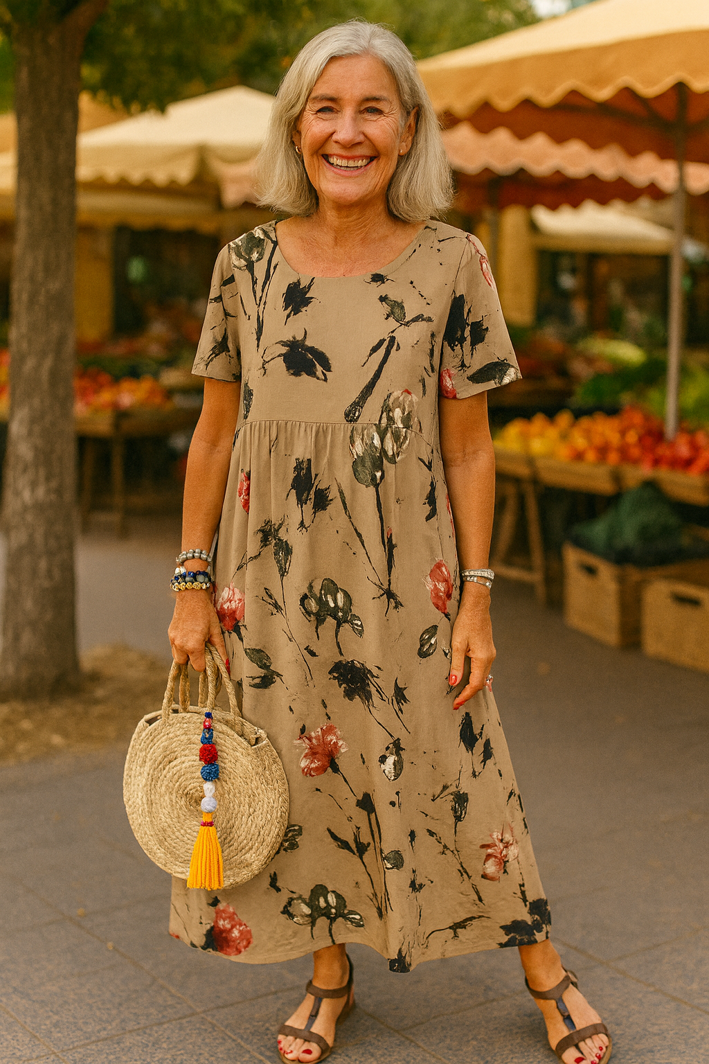 Luna | Effortless Floral Maxi Dress