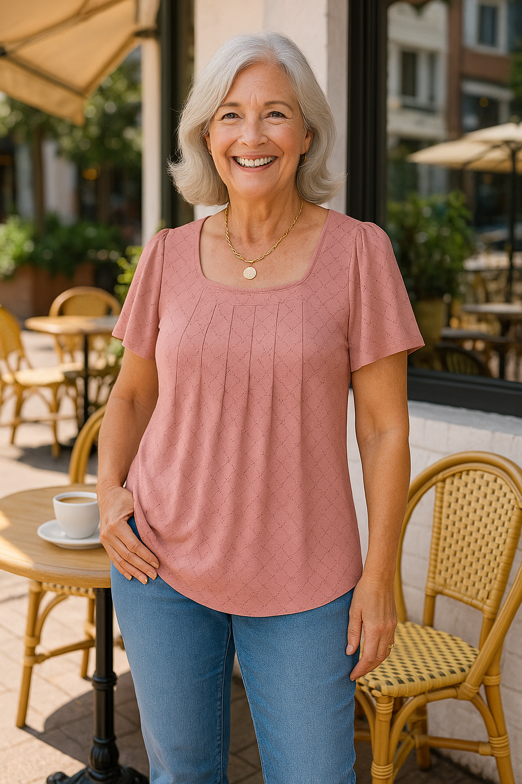 Nora | Effortless Pleated Top