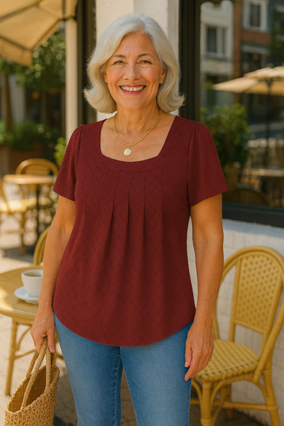 Nora | Effortless Pleated Top