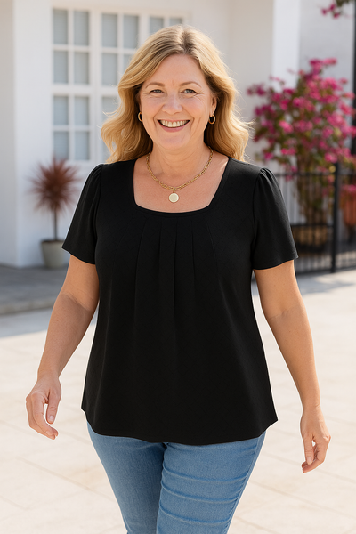 Nora | Effortless Pleated Top