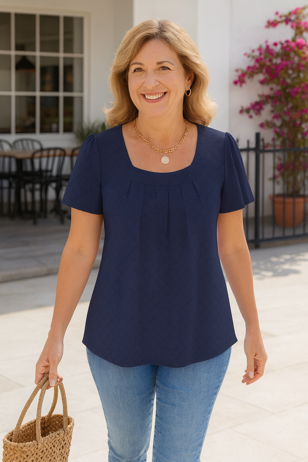 Nora | Effortless Pleated Top