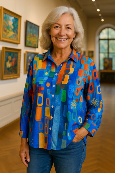 Edna | Effortless Artistic Blouse