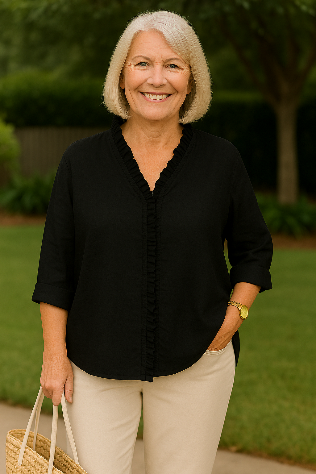 Mila | Soft Ruffle Blouse