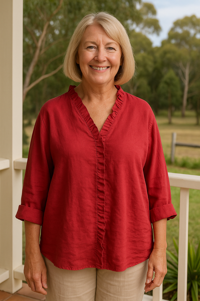 Mila | Soft Ruffle Blouse