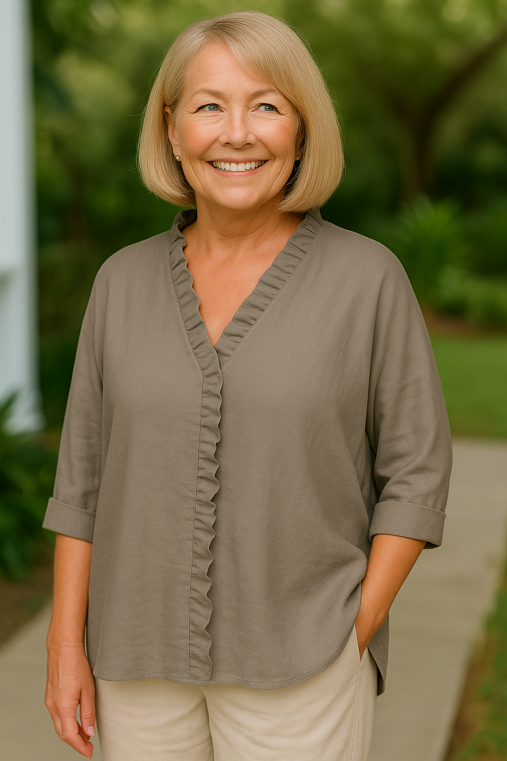 Mila | Soft Ruffle Blouse