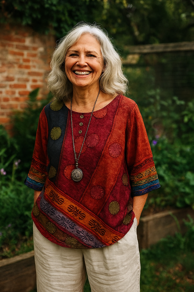 Talia | Flowy Artistic Top