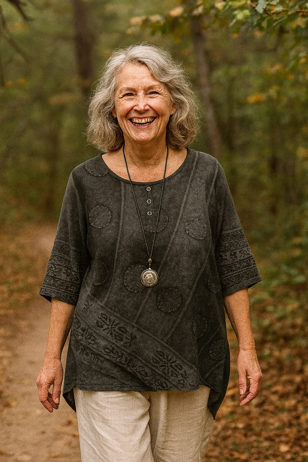 Talia | Flowy Artistic Top