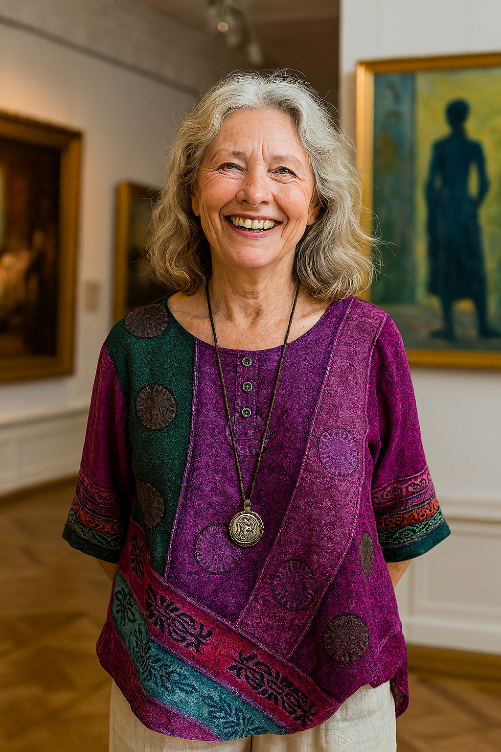 Talia | Flowy Artistic Top