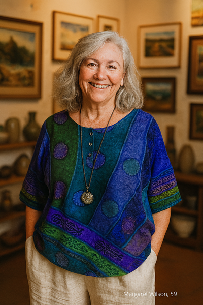 Talia | Flowy Artistic Top