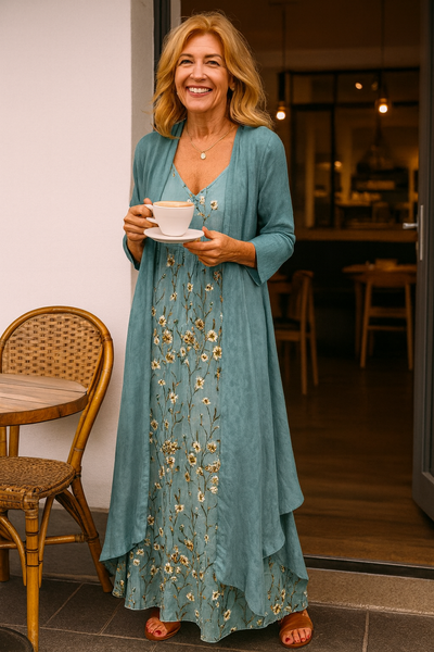 Mira | Chic Two-Piece Maxi Set