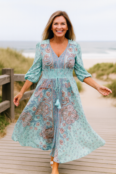 Cleo | Boho Chic Maxi Dress