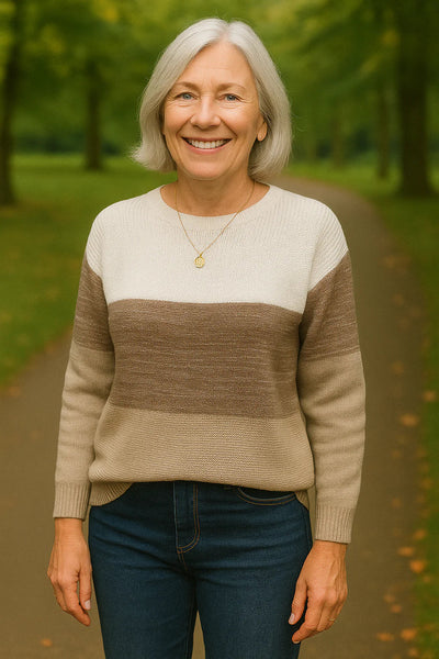 Sable | Cozy Ombre Knit Sweater