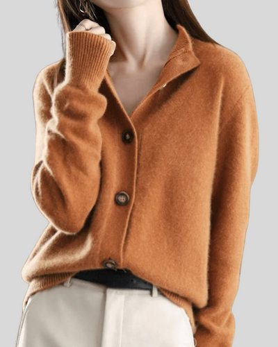 Cleo | Retro Cashmere Cardigan