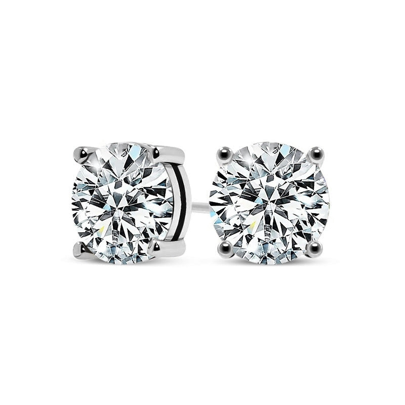 Nova | Elegant White Gold Earrings