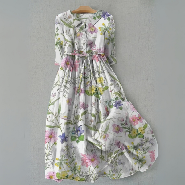 Flora | Breezy Floral A-Line Dress