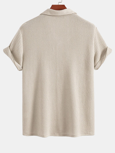 Coastal | Waffle Texture Shirt & Shorts