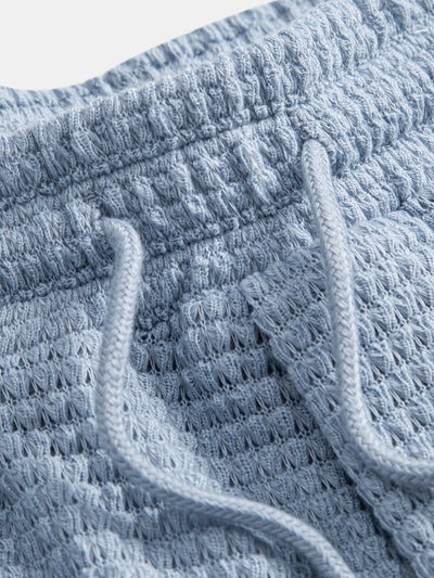 Coastal | Waffle Texture Shirt & Shorts