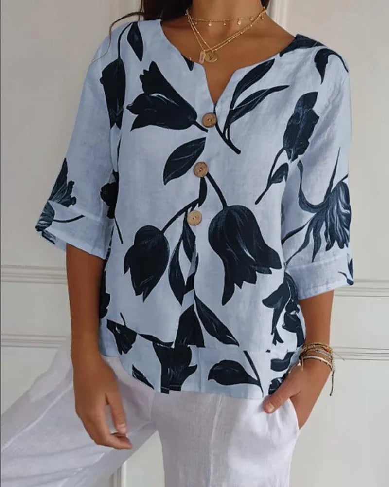 Flora | Effortless Floral Shirt