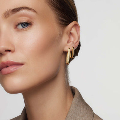 Nala | Chic Gold Hoop Earrings