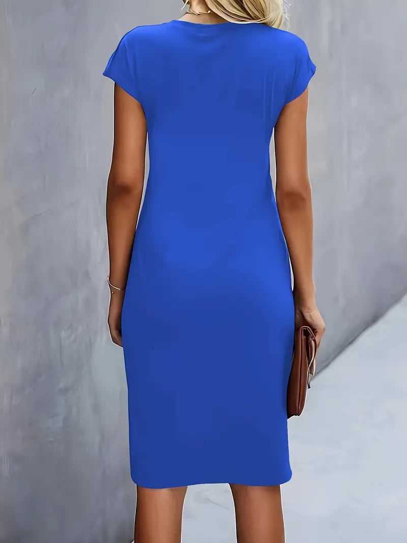 Cleo | Chic Round Neck Dress