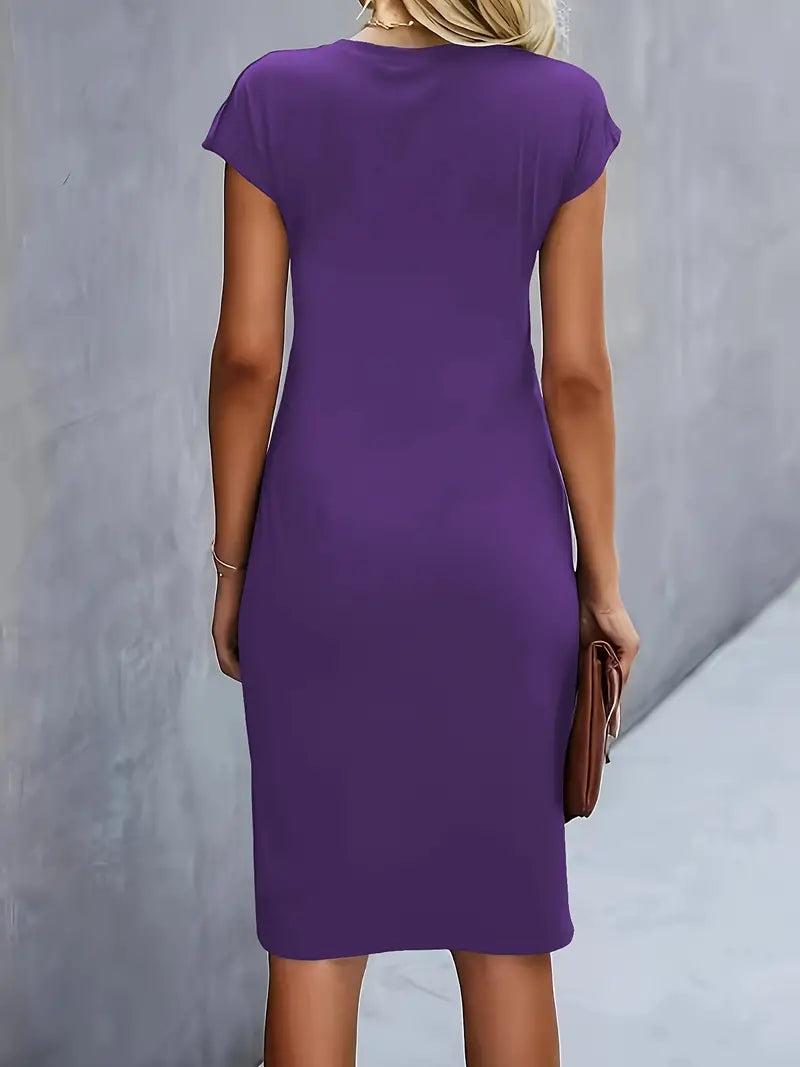 Cleo | Chic Round Neck Dress