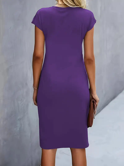 Cleo | Chic Round Neck Dress