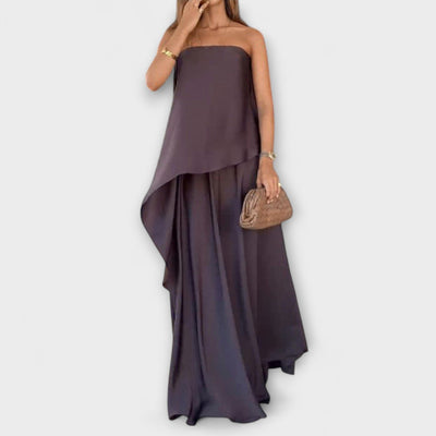 Ruby | Chic Bandeau Top & Skirt