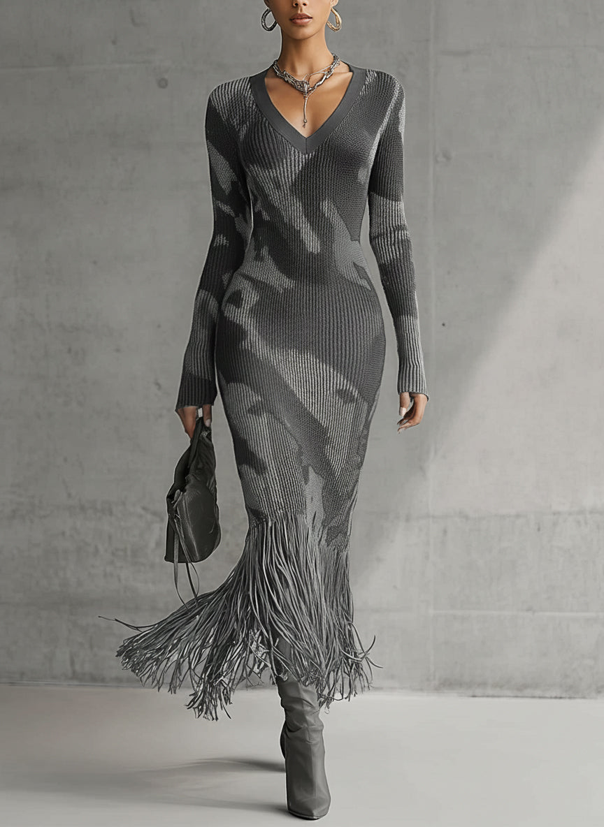 Mila | Olive V-Neck Bodycon Dress