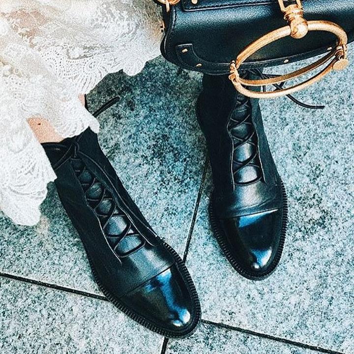 Nala | Chic Leather Ankle Boots