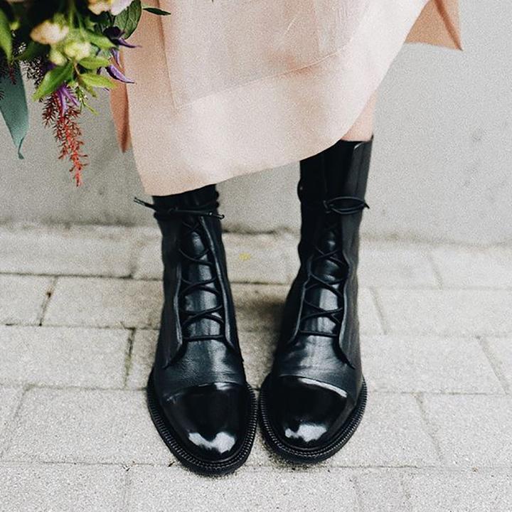 Nala | Chic Leather Ankle Boots