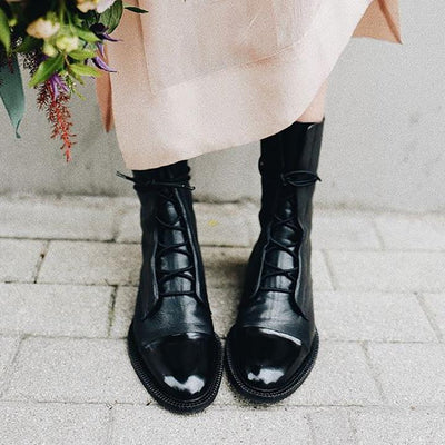 Nala | Chic Leather Ankle Boots