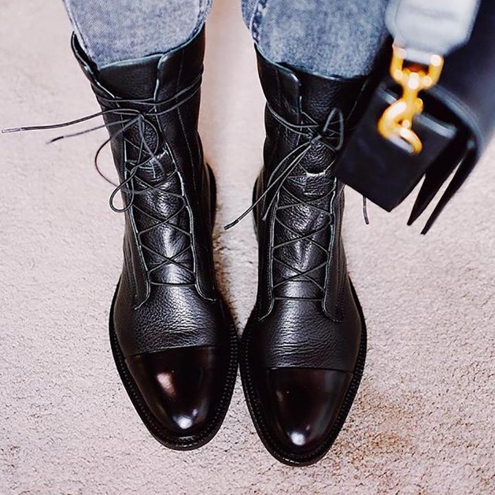 Nala | Chic Leather Ankle Boots