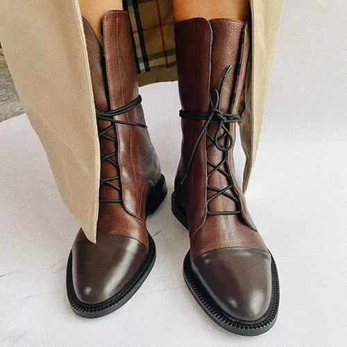 Nala | Chic Leather Ankle Boots