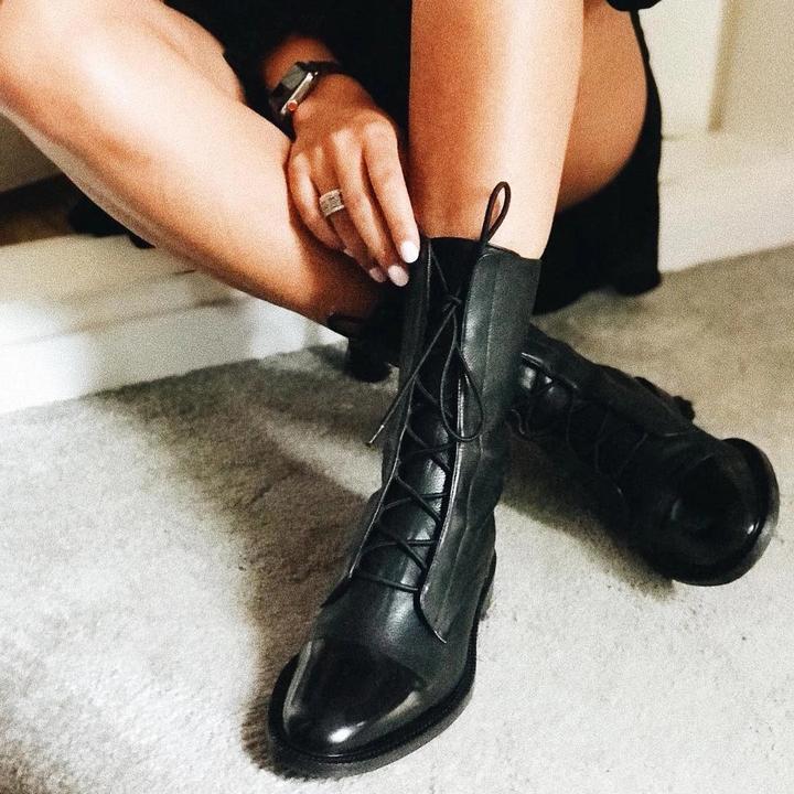 Nala | Chic Leather Ankle Boots