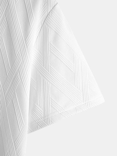 Aura | Stylish Jacquard T-Shirt Set