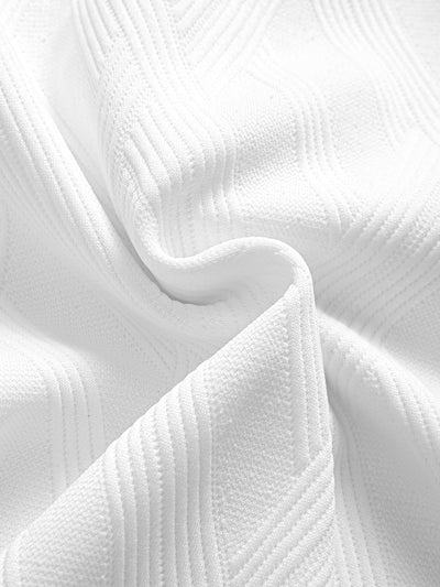 Aura | Stylish Jacquard T-Shirt Set