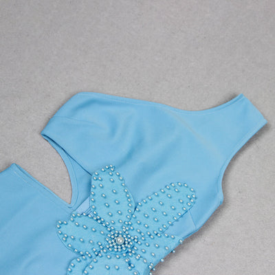 Flora | One-Shoulder Midi Dress