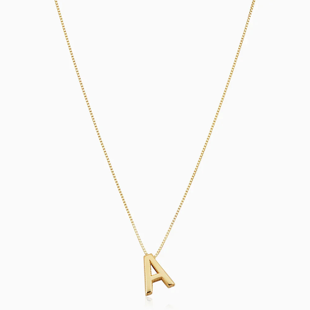 Lustre | Gold Initial Love Necklace