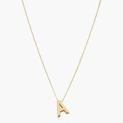 Lustre | Gold Initial Love Necklace