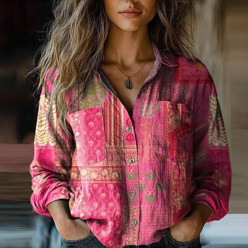 Jolie | Vintage Print Blouse