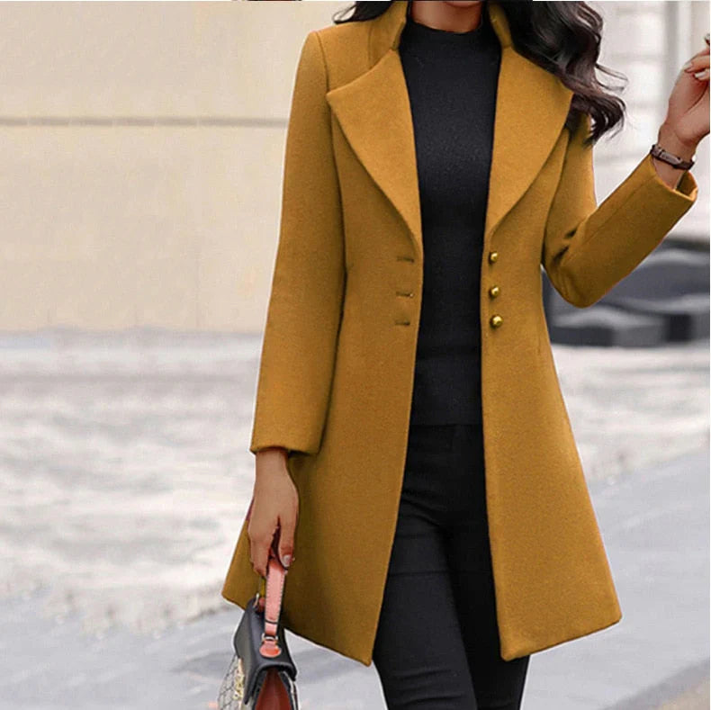 Luxe | Tailored Buttoned Coat