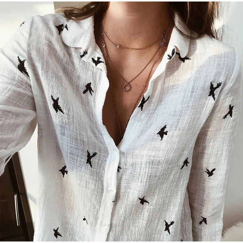 Kookaburra | Stylish Bird Print Shirt