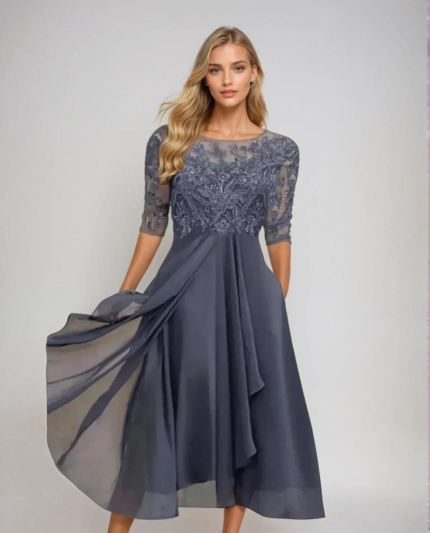 Lydia | Timeless Lace Evening Dress