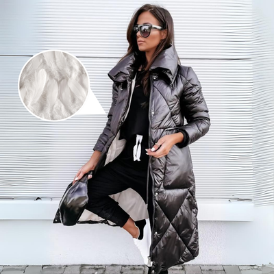 Mila | Luxe Quilted Long Puffer