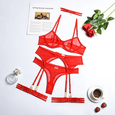 Luxe | Elegant 4-Piece Lingerie Set